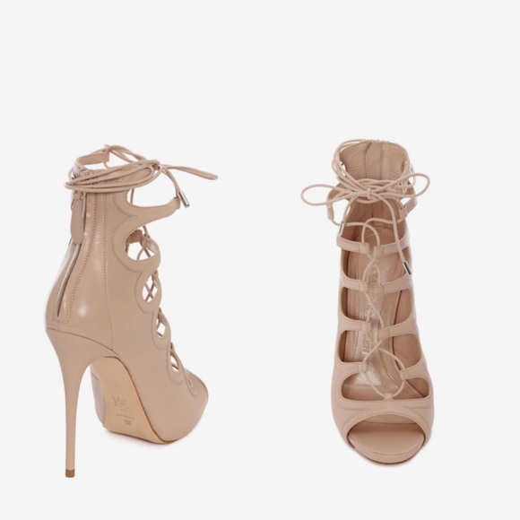 Alexander McQueen leather lace up sandal - Picture 3 of 7